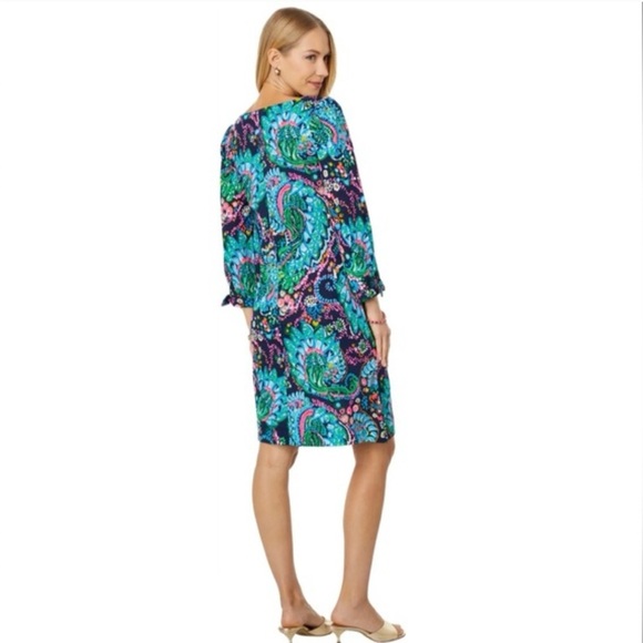 NWT Lilly Pulitzer Cath Dress in Take Me To The Sea, Size Small - Picture 2 of 6